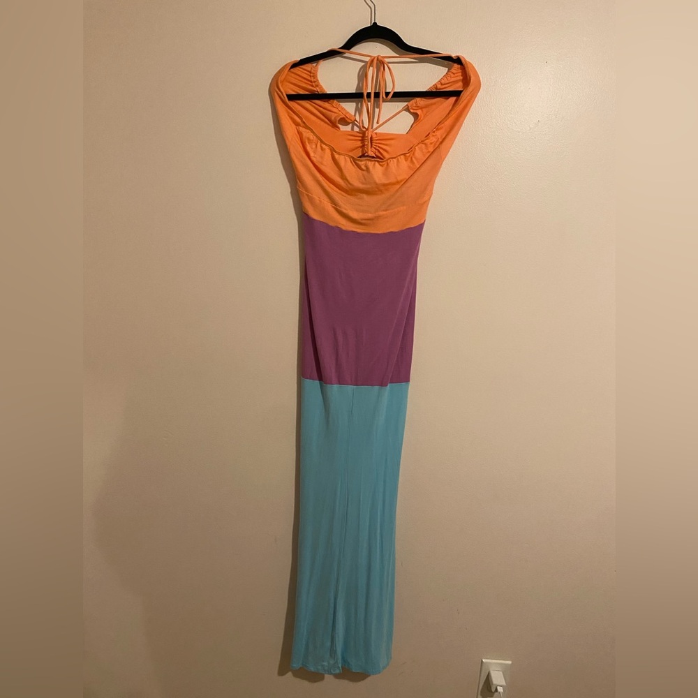 Cameo long dress Vibrant Orange Top